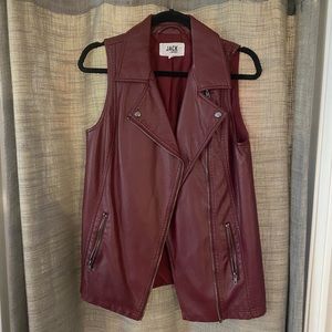 Jack by BB Dakota Burgundy Vest